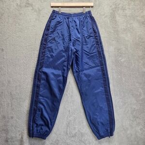 Vintage Adidas Team Windbreaker Pants Mens Medium Blue Lined Track Activwear